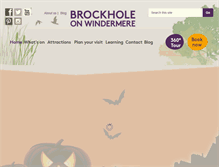 Tablet Screenshot of brockhole.co.uk